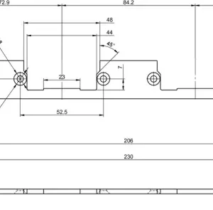 41.2563.0100 Flachschliessbleche MSL BE-31180.1343