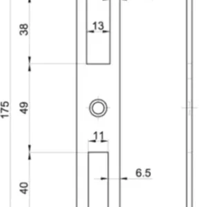 41.5036 Flachschliessbleche MSL 1921