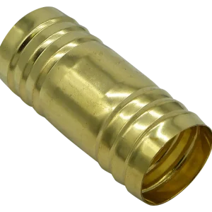Schlauchverbindungsröhrchen aus Messingblech