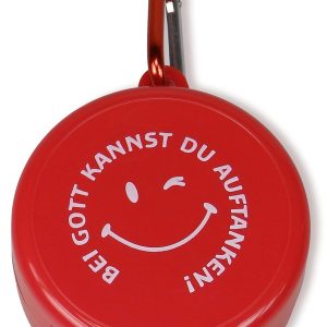 Outdoor-Trinkbecher: Bei Gott kannst du auftanken (rot)