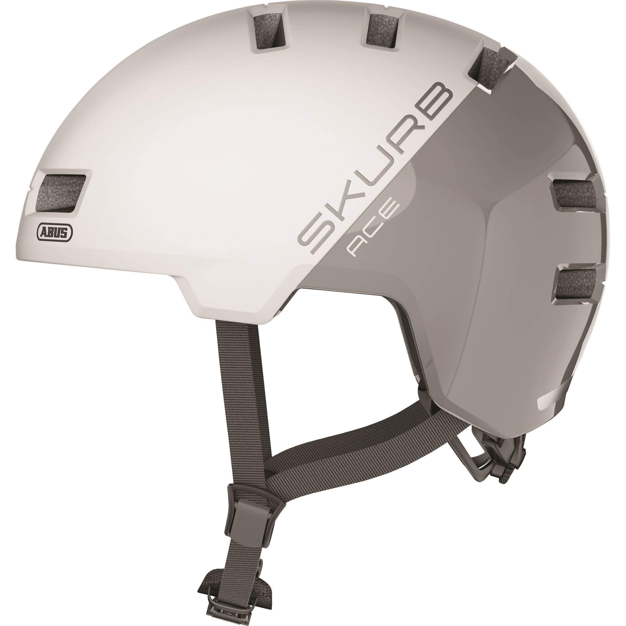 Abus Helmet Skurb ACE Silver White M 55-59cm – Bild 2