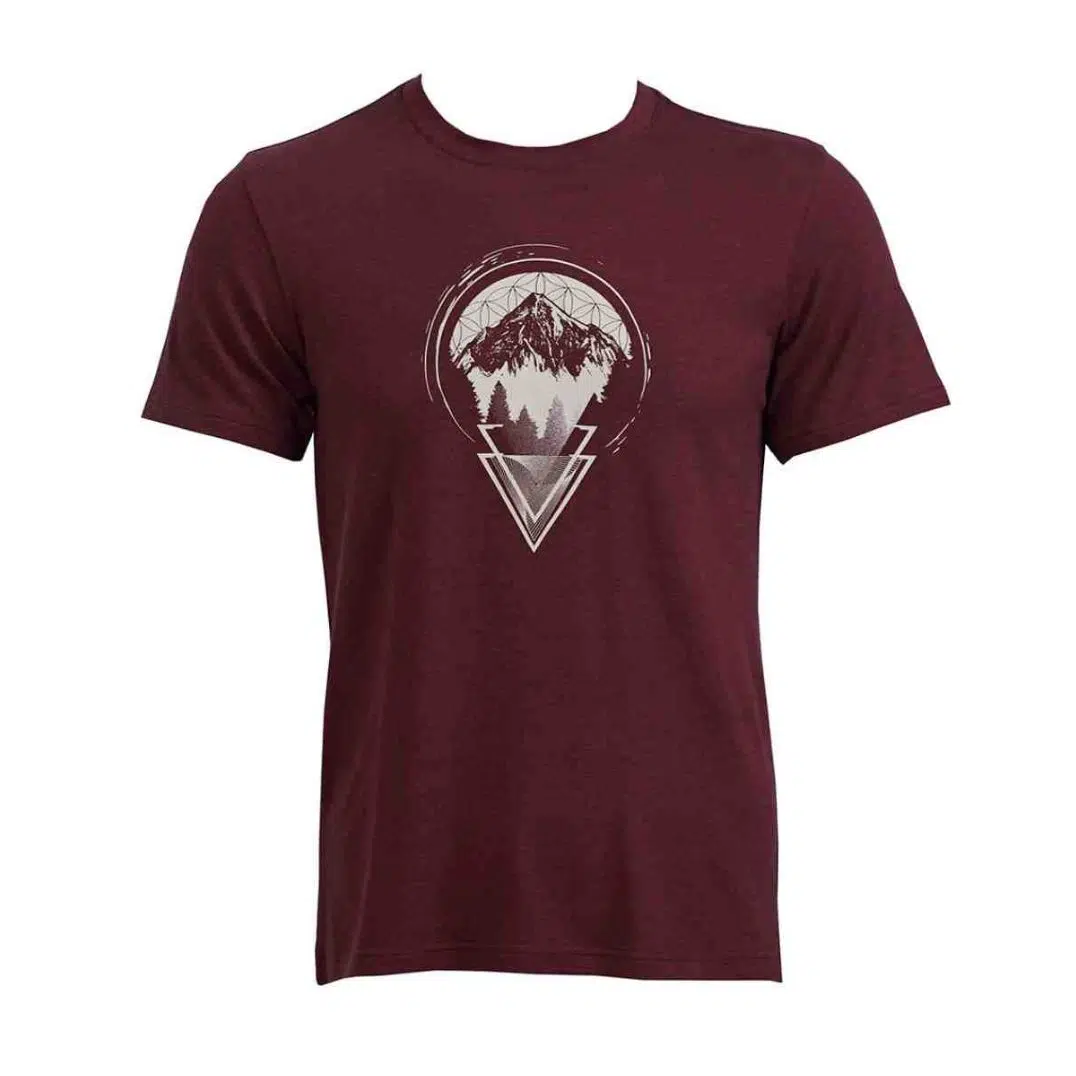 Shirt „Apex Tee“ Ruby Red Micro, Bambus – Bild 2