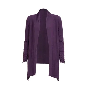 Cardigan „Twilight“ Deep Purple, Bambus
